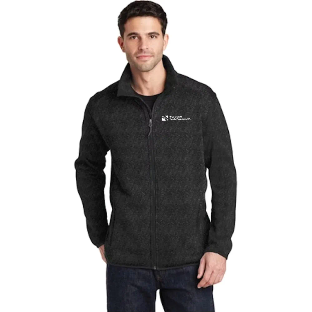 Port Authority® Sweater Fleece Jacket - Image 2